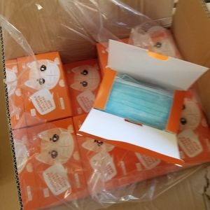 3ply KIDS (BLUE & Printed) Mask - 50 per box